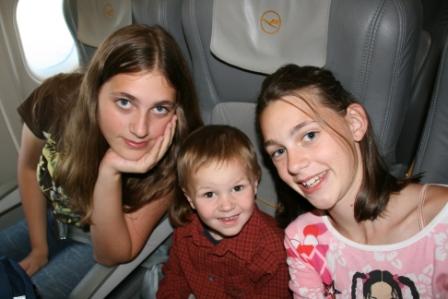 Warten auf den Einstieg in den Buenos Aires Flieger in Frankfurt/Main